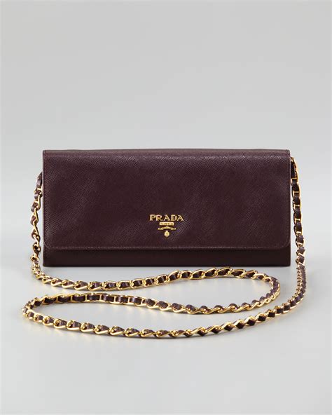 prada wallet on chain black|More.